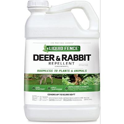 Liquid Fence Deer & Rabbit Repellent Concentrate, 2.5-Gallon