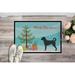 East Urban Home Labradoodle Christmas Non-Slip Outdoor Door Mat Synthetics | Rectangle 18" x 27" | Wayfair 046DF8ED8EA54EAC8C1C8FF6F164AFC3