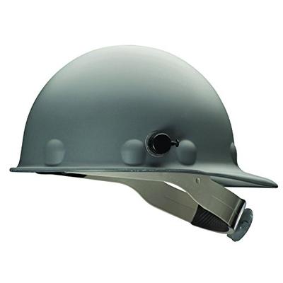 Fibre-Metal by Honeywell P2AQRW09A000 Super Eight Fiber Glass Cap Style Ratchet Hard Hat with Quick-