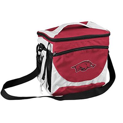 NCAA Arkansas Razorbacks 24-Can Cooler with Bottle Opener and Front Dry Storage Pocket