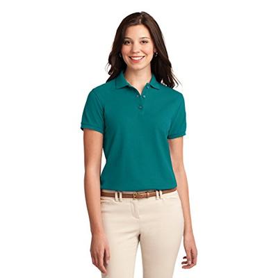 Port Authority Women's Silk Touch Polo 4XL Teal Green