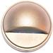 Hockey Puck 2 3/4"W Natural Brass LED Surface Step Light