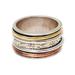 Exciting Garden,'Sterling Silver Spinner Ring Crafted in India'