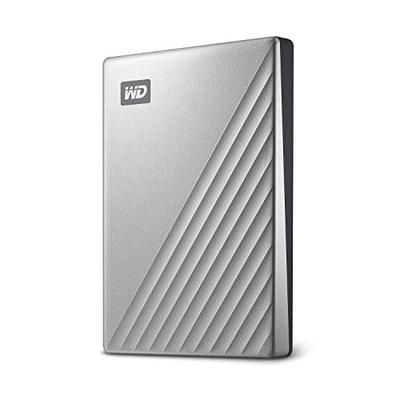 WD 2TB My Passport Ultra Silver Portable External Hard Drive, USB-C - WDBC3C0020BSL-WESN