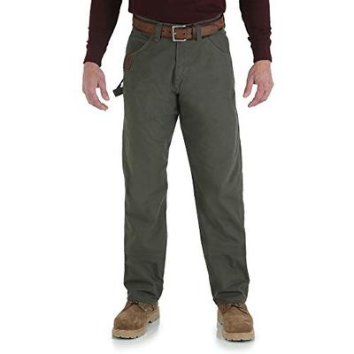 Riggs Workwear By Wrangler Men's Ripstop Carpenter Jean,Loden,46x30