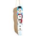 Tucker Murphy Pet™ Chiu Hanging Snowman Recycled Paper Scratching Board Cardboard in Brown | 14.75 H x 3.25 W x 4 D in | Wayfair