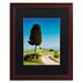 Stroll on Farm Road by Michael Blanchette Photography, Black Matte, Wood Frame Original Artwork, 16x