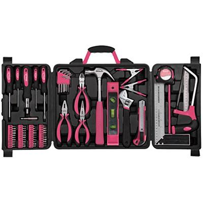 Apollo Tools DT0204P 71 Piece Household Tool Kit with Most Reached for Hand Tools in Storage Case Pi