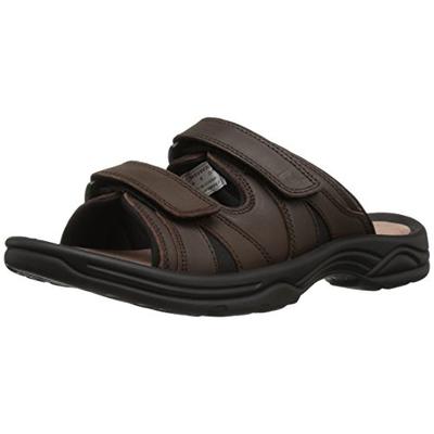 Propet Men's Vero Slide Sandal Brown 10.5 M US