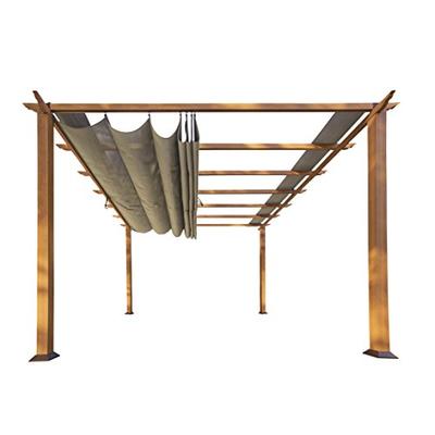 Paragon Outdoor PR11WD1S 11 x 11 ft. Florence Pergola (Canadian Wood/Sand)