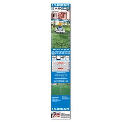 Midwest Air 3283AD60 60 in. Adjustable Single Walk Galvanized Fit Right Gate