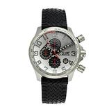 Equipe Hemi Men's Chronograph Strap Watch with Date, Silver/Silver, Standard screenshot. Watches directory of Jewelry.
