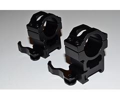 Acid Tactical 25mm 1" Quick Detach Scope Ring mounts - 2 Pieces