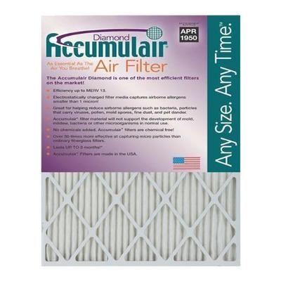 Accumulair FD18X36A Diamond 1 In. Filter, Pack Of 4