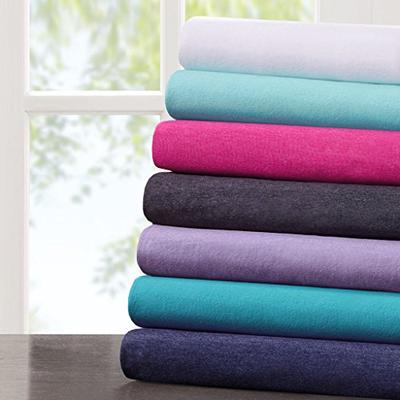 Intelligent Design Cotton Blend Jersey Knit All Season Sheet Set Teal Twin