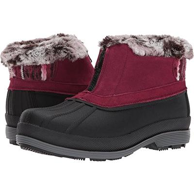 Propet Women's Lumi Ankle Zip Snow Boot Berry 7.5 4E US
