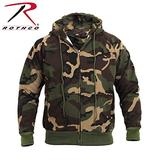 Rothco Thermal Lined Zipper Hoodie, Camo, Large screenshot. Activewear directory of Clothing & Accessories.