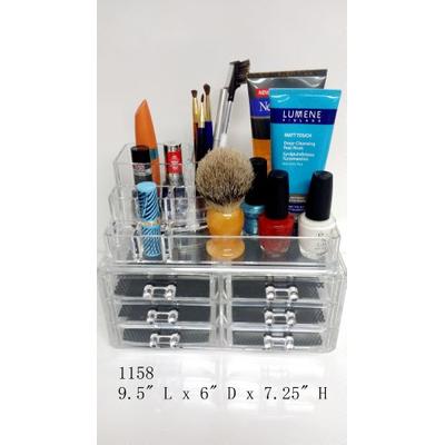 Luxury Acrylic Cosmetic Organizer Makeup Box 6 Drawers 1158