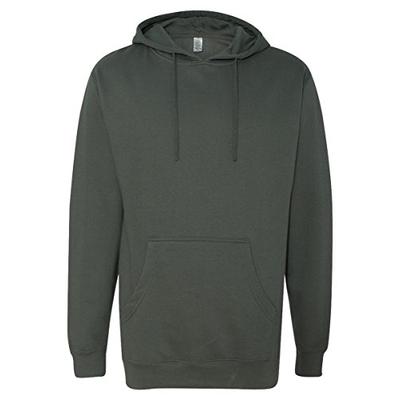 ITC Mens Midweight Hooded Sweatshirt (SS4500) -CHARCOAL -L