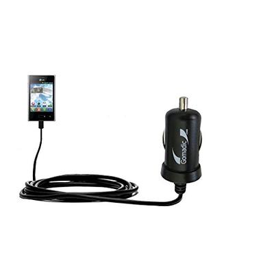 Mini 10W Car / Auto DC Charger designed for the LG E400 with Gomadic Brand Power Sleep technology -