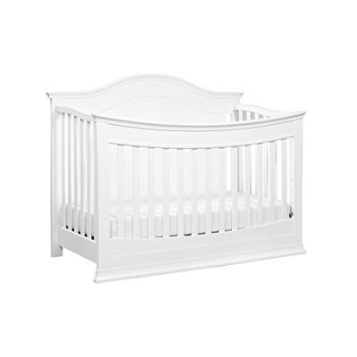 DaVinci Meadow 4-in-1 Convertible Crib With Toddler Bed Conversion Kit, White