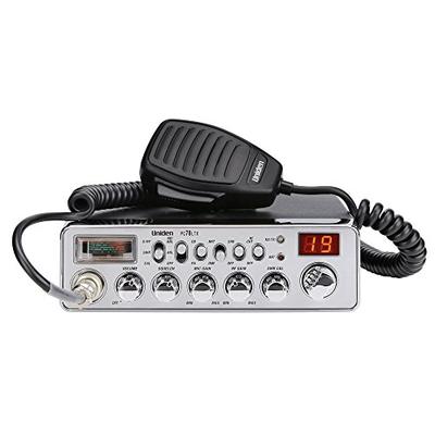 Uniden PC78LTX 40-Channel Trucker's CB Radio with Integrated SWR Meter, PA Function, Hi Cut, Mic/RF
