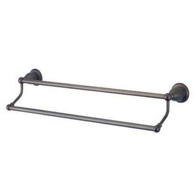 Heritage 24" Wall Mounted New Orleans Double Towel Bar Finish: Oil Rubbed Bronze