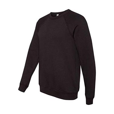 Bella-Canvas C3901 Unisex Sponge Fleece Crew Neck Sweatshirt - Black44; Extra Small