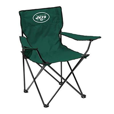 Logo Brands NFL New York Jets Quad Chair Quad Chair, Hunter, One Size