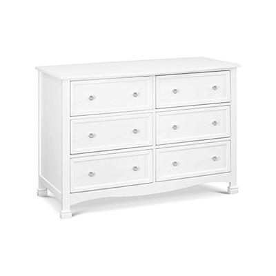 DaVinci Kalani 6 Drawer Double Wide Dresser, White
