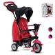 smarTrike Swing DLX Baby Tricycle, Red