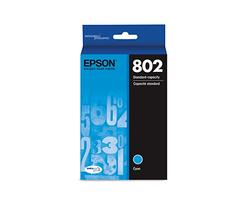 Epson T802220 DURABrite Ultra Cyan Standard Capacity Cartridge Ink