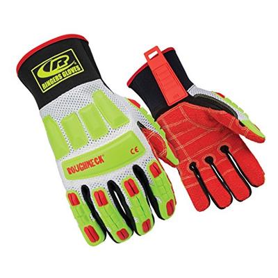 Ringers Gloves R-298 Roughneck Vented, Heavy Duty Impact Glove, Breathable Vented Mesh, CE Level 3 C