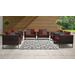 Amalfi 6 Piece Outdoor Wicker Patio Furniture Set 06w in Terracotta - TK Classics Amalfi-06W-Brn-Terracotta