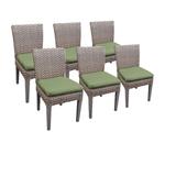 6 Oasis Armless Dining Chairs in Cilantro - TK Classics Tkc290B-Adc-3X-C-Cilantro