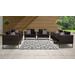 Amalfi 6 Piece Outdoor Wicker Patio Furniture Set 06w in Black - TK Classics Amalfi-06W-Brn-Black