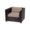 Barbados 4 Piece Outdoor Wicker Patio Furniture Set 04i in Aruba - TK Classics Barbados-04I-Aruba