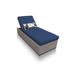 Oasis Chaise Outdoor Wicker Patio Furniture in Navy - TK Classics Oasis-1X-Navy