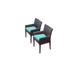 2 Barbados Dining Chairs w/ Arms in Aruba - TK Classics Barbados-Tkc097B-Dc-C-Aruba