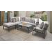 Lexington 7 Piece Outdoor Aluminum Patio Furniture Set 07f in Beige - TK Classics Lexington-07F-Beige