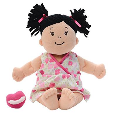 Manhattan Toy Baby Stella Brunette Soft First Baby Doll, 15-Inch