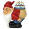 Birthday Decorations - Garden Gnome Statue - Loonie Moonie Happy Birthday Gnome Statue - Naughty Gno