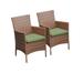 2 Laguna Dining Chairs w/ Arms in Cilantro - TK Classics Tkc093B-Dc-Cilantro