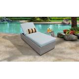 Monterey Chaise Outdoor Wicker Patio Furniture w/ Side Table in Spa - TK Classics Monterey-1X-St-Spa