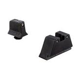 Trijicon Suppressor Black Outline Night Sight Set with Green Lamps for Glock Models screenshot. Hunting & Archery Equipment directory of Sports Equipment & Outdoor Gear.