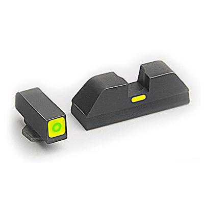 AmeriGlo Combative Application Pistol Sight fits Glock 20,21,29,30,31,32,36, Green/Green