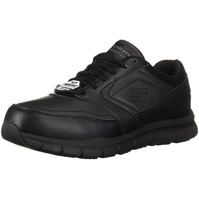 Skechers for Work Men's Nampa Food Service Shoe,black polyurethane,10 M US