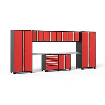 NewAge Products Pro 3.0 Red 10 Piece Set, Garage Cabinets, 52254