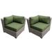 Florence Corner Sofa 2 Per Box in Cilantro - TK Classics Tkc055B-Cs-Db-Cilantro