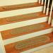 Brown 0.5 x 8 W in Stair Treads - Rosalind Wheeler Deckerville Stair Tread Synthetic Fiber | 0.5 H x 8 W in | Wayfair